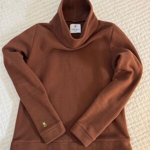 Dudley Stephens Park Slope Sweater in Warm Brown - size XS